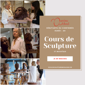 Cours en Privé de Sculpture, Mosaïque & Réalisation - Tous Niveaux (4 Heures/4 Jours)
